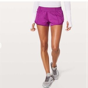 lululemon athletica Magenta Women's Athletic Shorts
